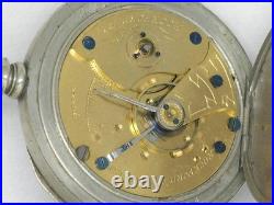Antique 18s Rockford Transitional Pocket Watch In A 3 Ounce Choo-choo Case