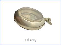 Antique 18s Texas State Capital Building Engraved Pocket Watch Case Open Face