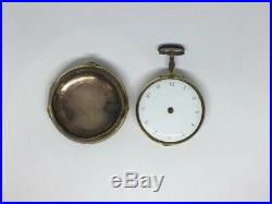 Antique 18th Century Gilt Verge Fusee Pair Cased Pocket Watch John Hart 1794