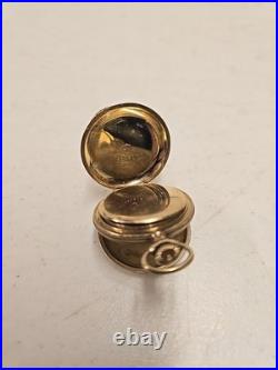 Antique 1900 Elgin 222 0s 7j Pocket Watch Wadsworth 10ktGF 20yr Hunter Bird Case