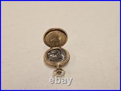 Antique 1900 Elgin 222 0s 7j Pocket Watch Wadsworth 10ktGF 20yr Hunter Bird Case