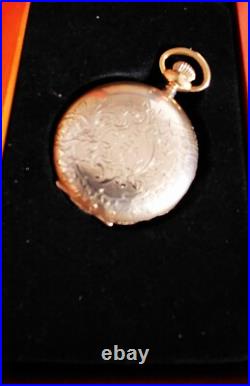 Antique 1900 Elgin Grade 206 Gold Filled Hunter Case Pocket Watch X-Fine, runs