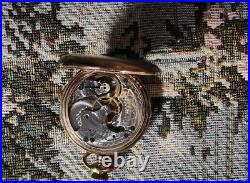 Antique 1900 Elgin Grade 206 Gold Filled Hunter Case Pocket Watch X-Fine, runs