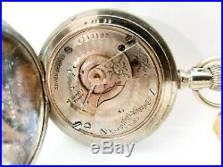 Antique 1900 Elgin Size 18s Pocket Watch Keystone Double Hinged Case Runs Great