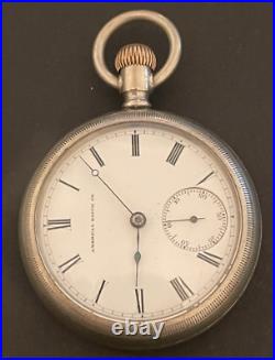 Antique 1900 Waltham PS Bartlett 1883 Pocket Watch Runs Fahys Case 18s 17j USA