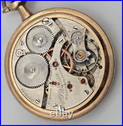 Antique 1901 Waltham PS Bartlett 16s 17J Pocket Watch Running GF Case Runs 90g