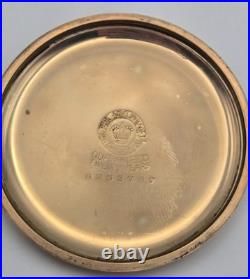 Antique 1901 Waltham PS Bartlett 16s 17J Pocket Watch Running GF Case Runs 90g