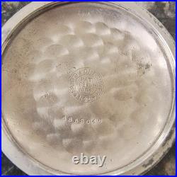 Antique 1902 Elgin Pocket Watch Size 18s Working Fahys Oresilver Train Case
