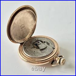Antique 1902 Waltham Pocket Watch 15 Jewel Hunter Case 6s Gold-Filled Ornate