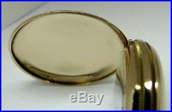 Antique 1903 ELGIN ladies 14K Solid Gold HUNTER CASE Pocket Watch 7J GJS REPAIR