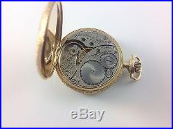 Antique 1903 Elgin Pocket Watch 0S 15J, 14K Hunter Case, RUNNING