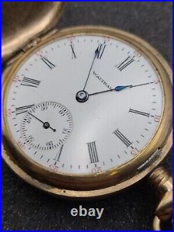 Antique 1904 Waltham Grade 620 Pocket Watch 16s 15j Hunting Case