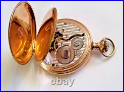 Antique 1906 South Bend Full Hunter Size 16s Pocket Watch GF