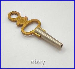 Antique 1906 Waltham Gold Filled Pocket Watch NM RUNS w 52 Fob Chain w Diamond