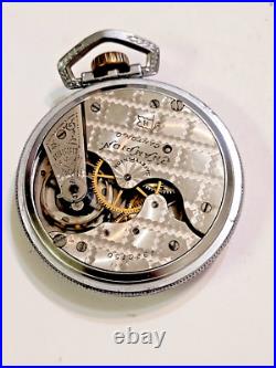 Antique 1907 Size 16 Hampden Pocket Watch - Train Case
