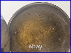 Antique 1908 Elgin Pocket Watch 7 Jewels RUNNING Gold Filled Ornate Floral Case