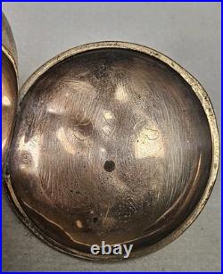 Antique 1908 Elgin Pocket Watch 7 Jewels RUNNING Gold Filled Ornate Floral Case