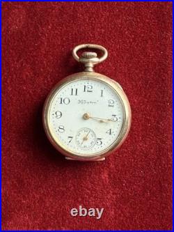 Antique 1908 Hampden Molly Stark 20 Year Gold Fill Hunter Case Overwound