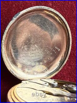 Antique 1908 Hampden Molly Stark 20 Year Gold Fill Hunter Case Overwound