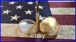Antique 1909 Elgin Pocket Watch 15 Jewels Gold Filled Cyclone Case
