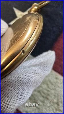 Antique 1909 Elgin Pocket Watch 15 Jewels Gold Filled Cyclone Case