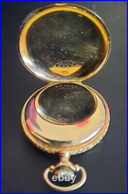 Antique 1909 Waltham 14K Gold, 15J, Dubois Hunter Case Pocket Watch