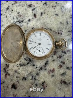 Antique 1910 Elgin Full Hunter Grade 295 Sz 12 15J Pocket Watch