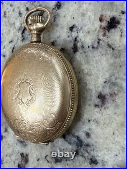 Antique 1910 Elgin Full Hunter Grade 295 Sz 12 15J Pocket Watch
