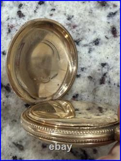 Antique 1910 Elgin Full Hunter Grade 295 Sz 12 15J Pocket Watch