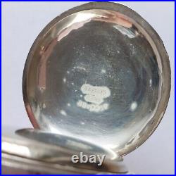 Antique 1910 Elgin Grade 309 Model 4 18s 7j Pocket Watch Coin Silver Hunter Case
