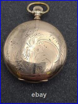 Antique 1910 Elgin Grade 312 Pocket Watch 16s 15j Hunting Case
