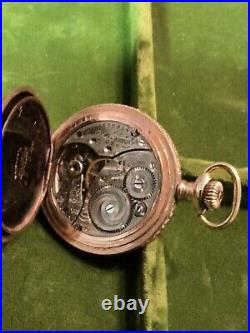 Antique 1910 Elgin Size 0s Pocket Watch RUNNING Stunning Case