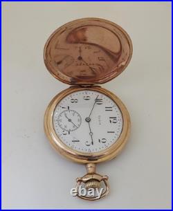 Antique 1910 Elgin Size 12s Hunting case Pocket Watch