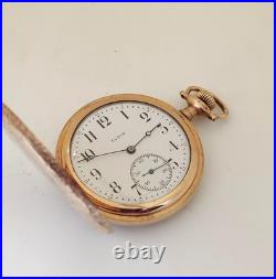 Antique 1910 Elgin Size 12s Hunting case Pocket Watch