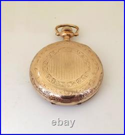 Antique 1910 Elgin Size 12s Hunting case Pocket Watch