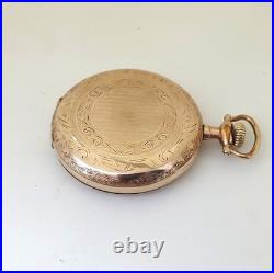 Antique 1910 Elgin Size 12s Hunting case Pocket Watch