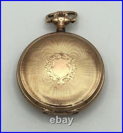 Antique 1911 ELGIN GF Full Hunter Pocket Watch 16s. Grade 290. 7J. Working