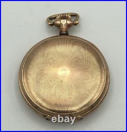 Antique 1911 ELGIN GF Full Hunter Pocket Watch 16s. Grade 290. 7J. Working