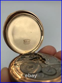 Antique 1911 ELGIN GF Full Hunter Pocket Watch 16s. Grade 290. 7J. Working