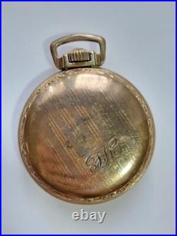 Antique 1911 Elgin 313 Model 7 15j 16s Rolled Plate Case Pocket Watch Needs Work