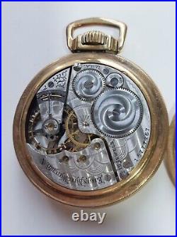 Antique 1911 Elgin 313 Model 7 15j 16s Rolled Plate Case Pocket Watch Needs Work