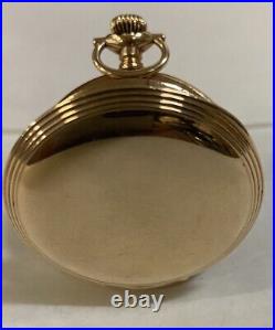 Antique 1912 Elgin 14K GF Full Hunter Case Pocket Watch. Great Shape