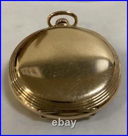 Antique 1912 Elgin 14K GF Full Hunter Case Pocket Watch. Great Shape