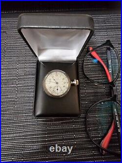 Antique 1912 Elgin Grade 320 Pocket Watch Sterling Case / 0s / 7j / Running