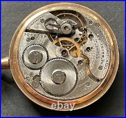 Antique 1913 Hamilton Grade 974 Pocket Watch RR Gf Case 16s 17j USA