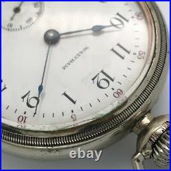 Antique 1916 Waltham Grade 81 Model 1883 OF 18s 15j Pocket Watch Swing-out case