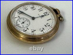 Antique 1917 Elgin Grade 293 Model 7 16s 7 Jewels Gold Filled Case Pocket Watch