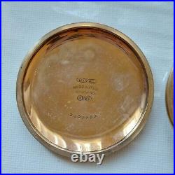 Antique 1917 Elgin Grade 293 Model 7 16s 7 Jewels Gold Filled Case Pocket Watch