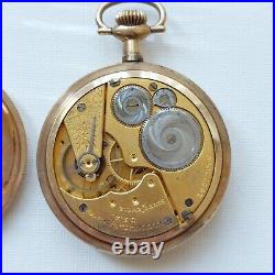 Antique 1917 Elgin Grade 293 Model 7 16s 7 Jewels Gold Filled Case Pocket Watch