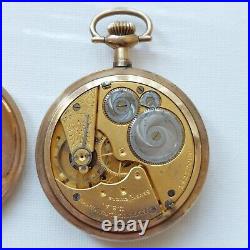Antique 1917 Elgin Grade 293 Model 7 16s 7 Jewels Gold Filled Case Pocket Watch